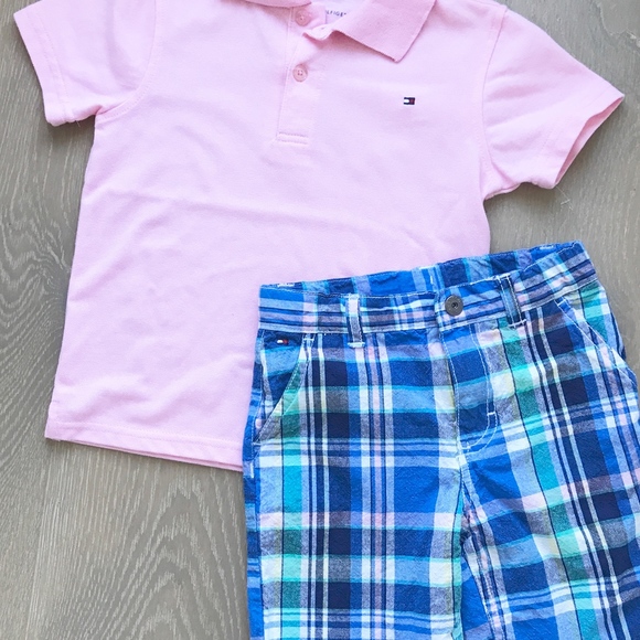 NWOT Tommy Hilfiger Boys Plaid Shorts - Picture 5 of 8